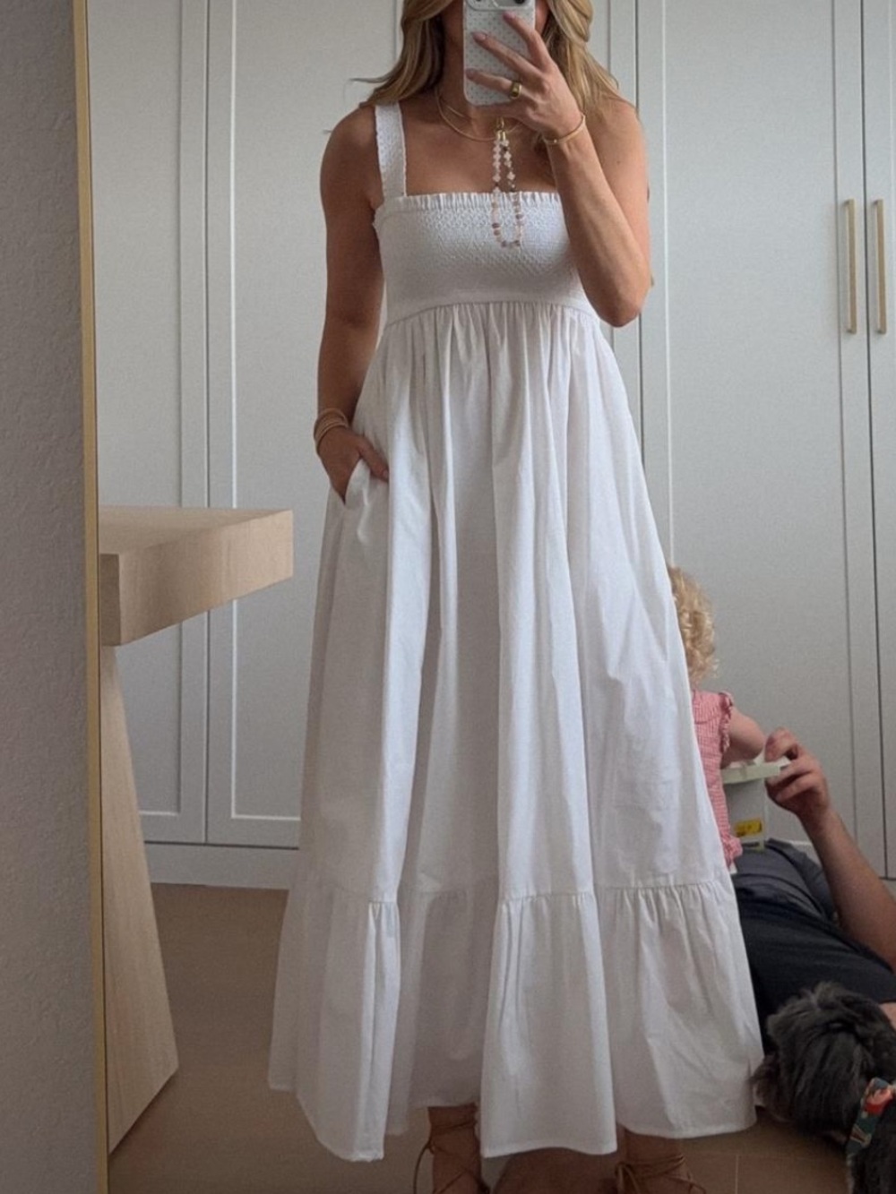 Womens midi sundress